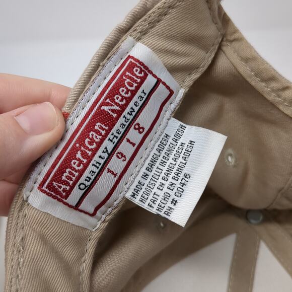 NASA I Need My Space Strapback Hat Beige One Size American Needle - Picture 9 of 10